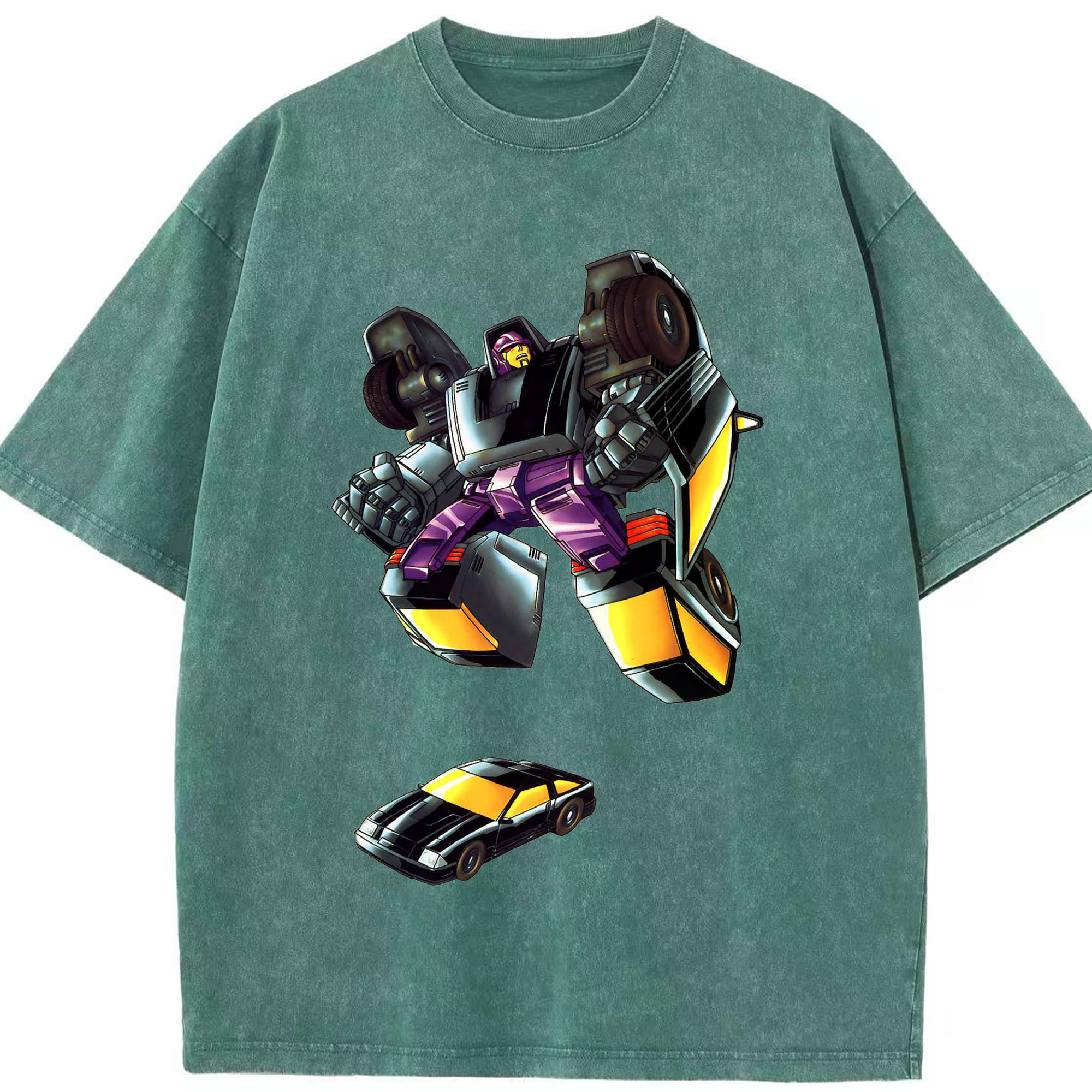 （画像用）  綿100% ヴィンテージ風 半袖Tシャツ（フロントプリント）